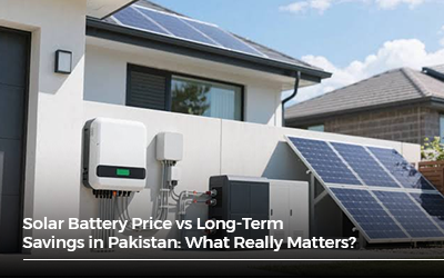 Solar Battery Price vs Long-Term Savings in Pakistan: What Really Matters?